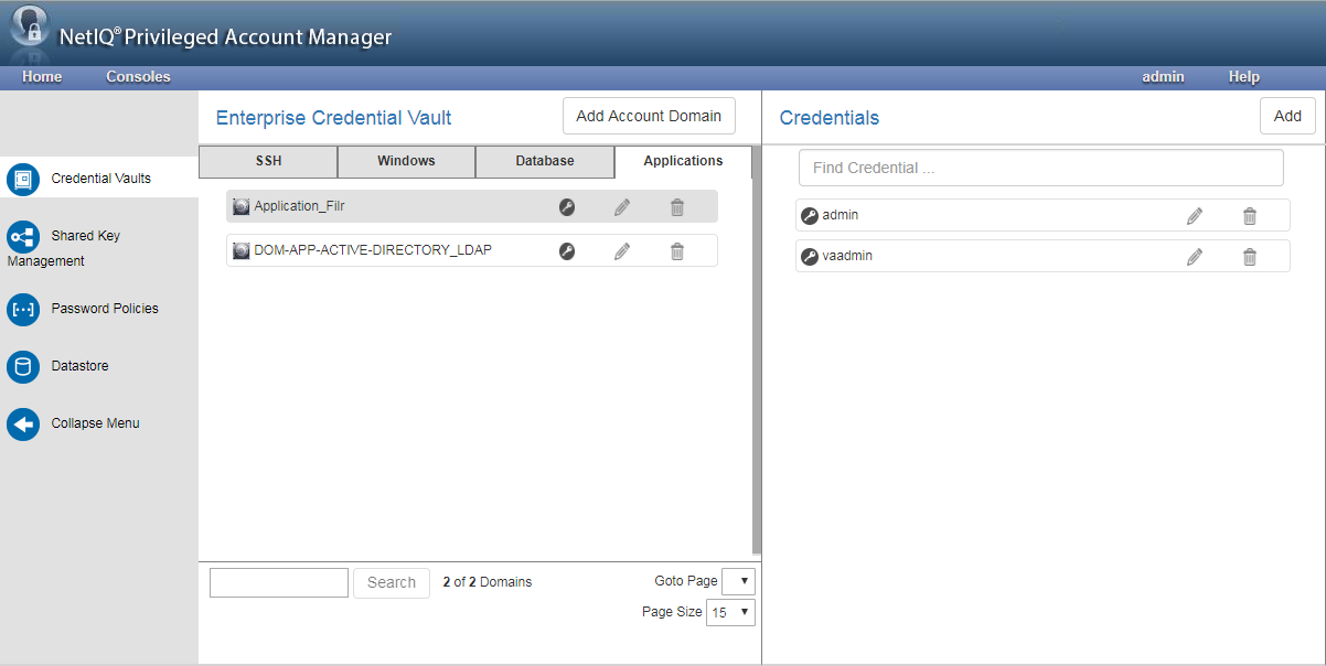 Multiple Credentials