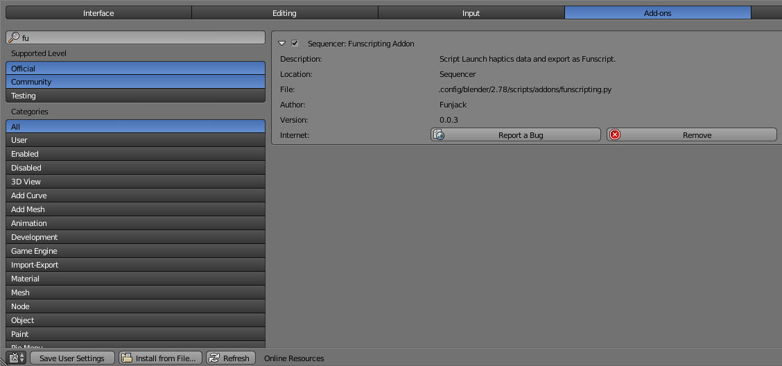 Blender Addon List