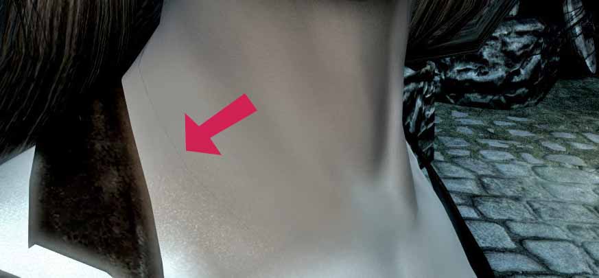 Neck seam