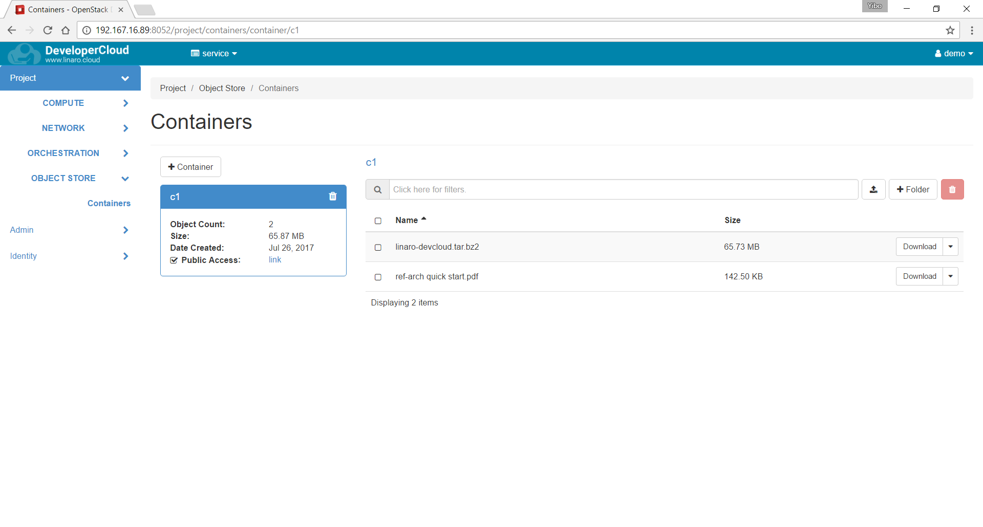 Object Storage