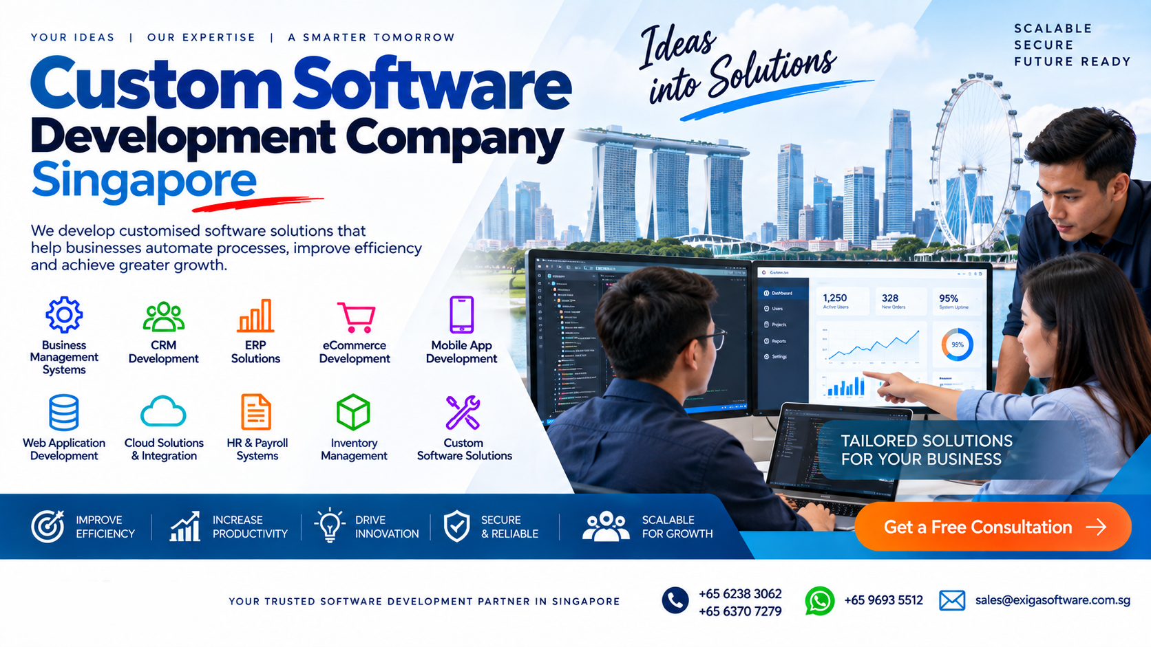 Custom Software Development Company Singapore
