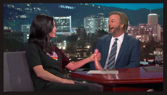Courteney Cox Spade's Large Penis