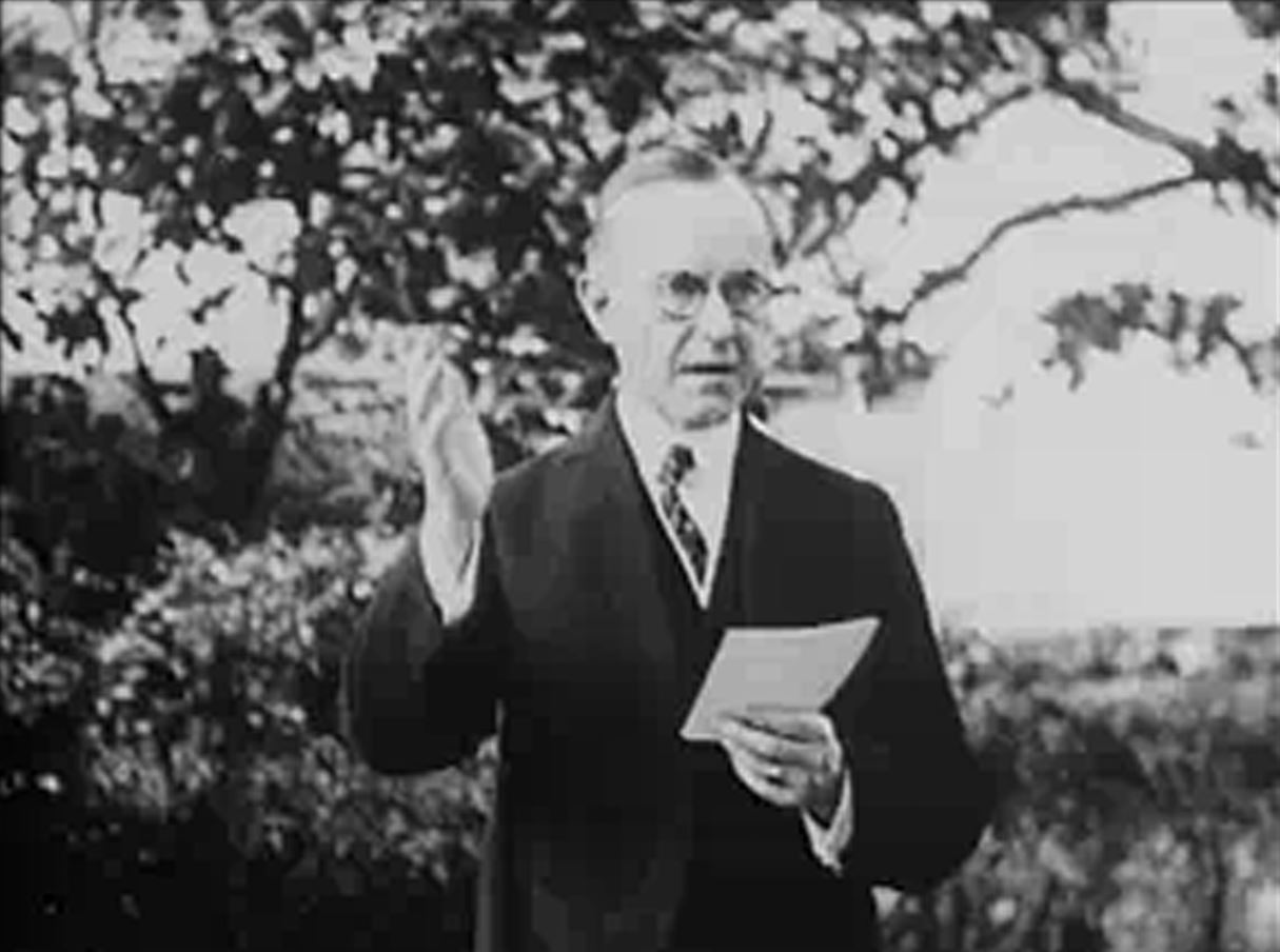 President Coolidge Video 1924