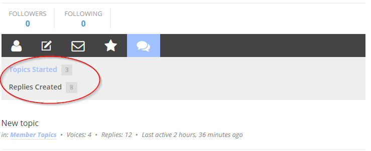 screenshot profile menu