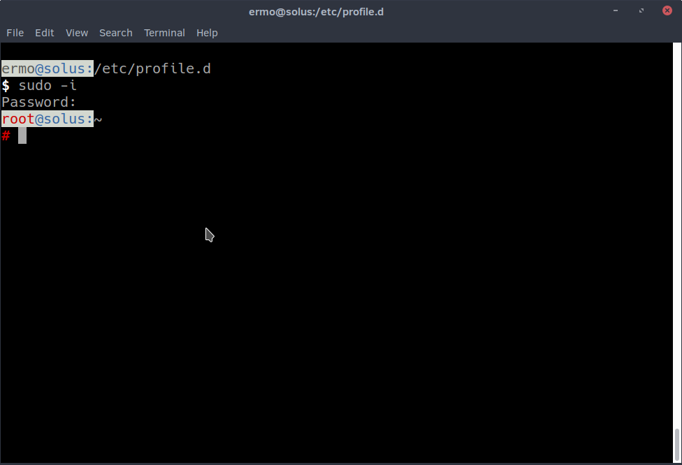Solus bash prompt proposal4 (dark)