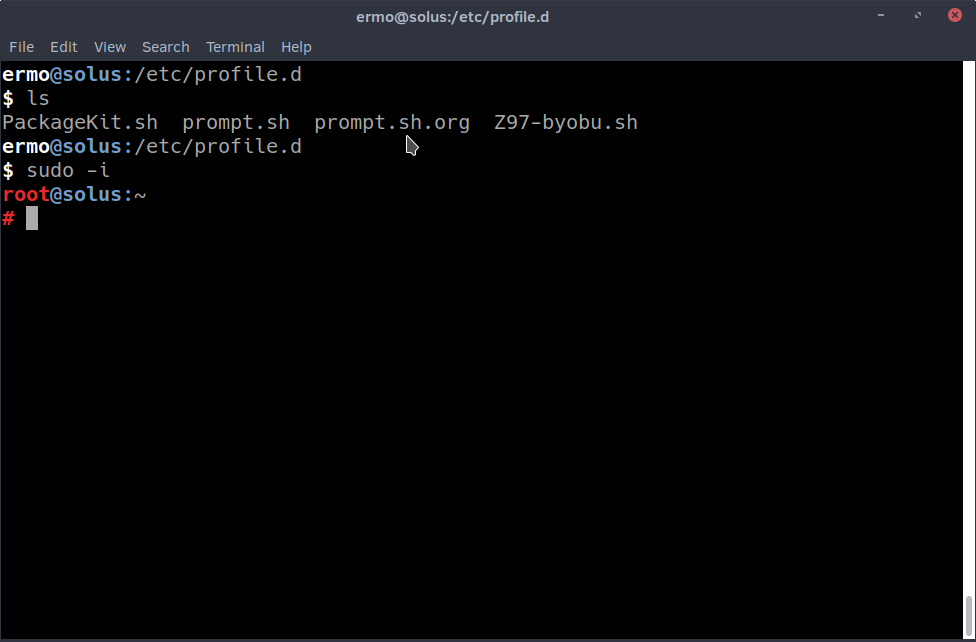 Solus bash prompt proposal6 (dark)
