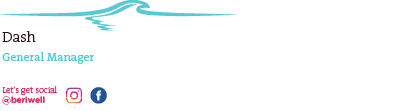 Dash-Email Signature