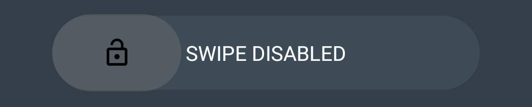SwipeDisabled