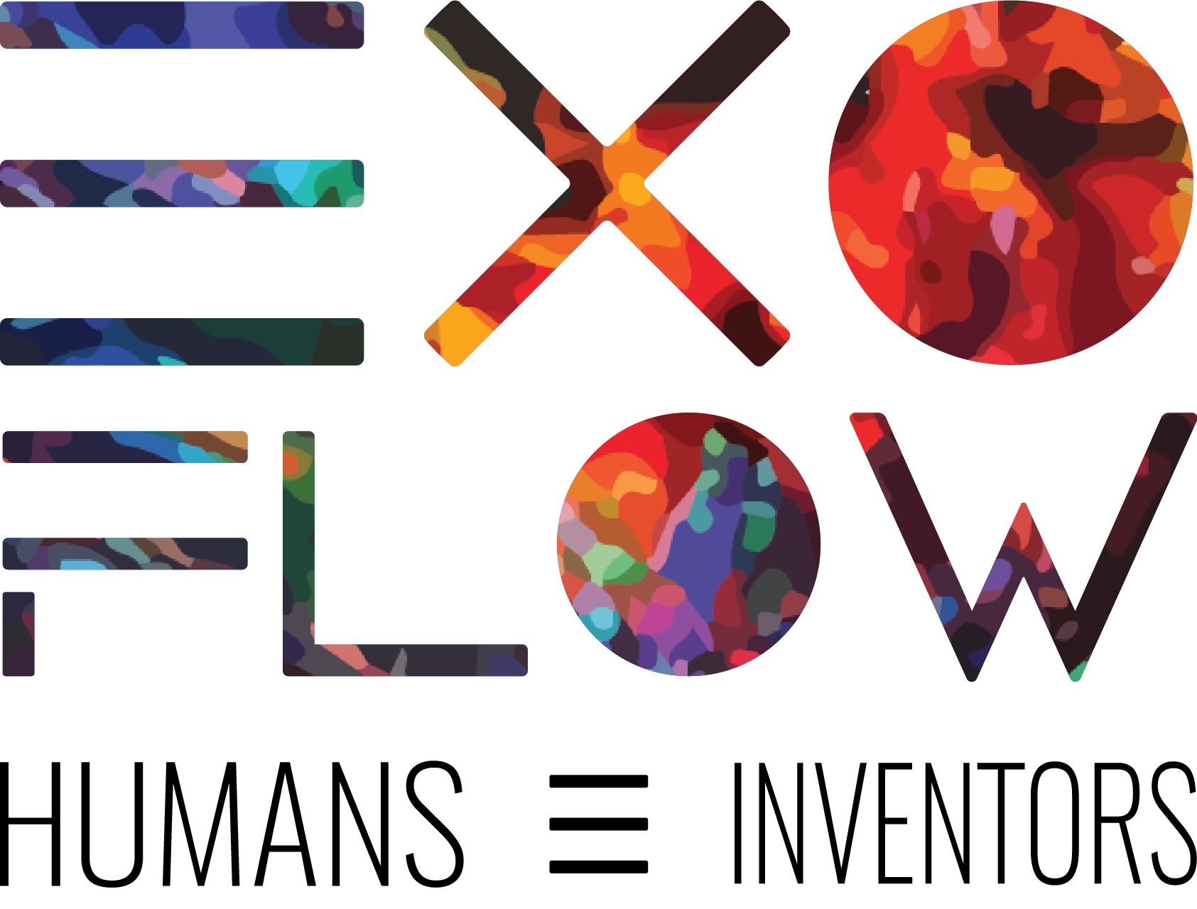 Logo Exoflow Romain avec slogan