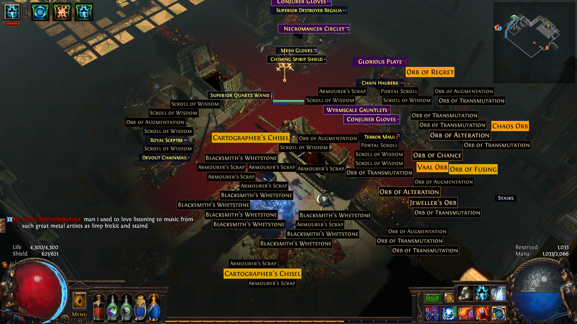 poe lab 7 keys total