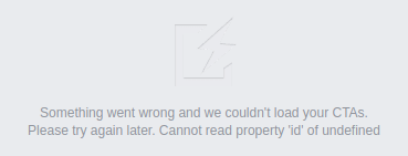 Facebook CTA bug