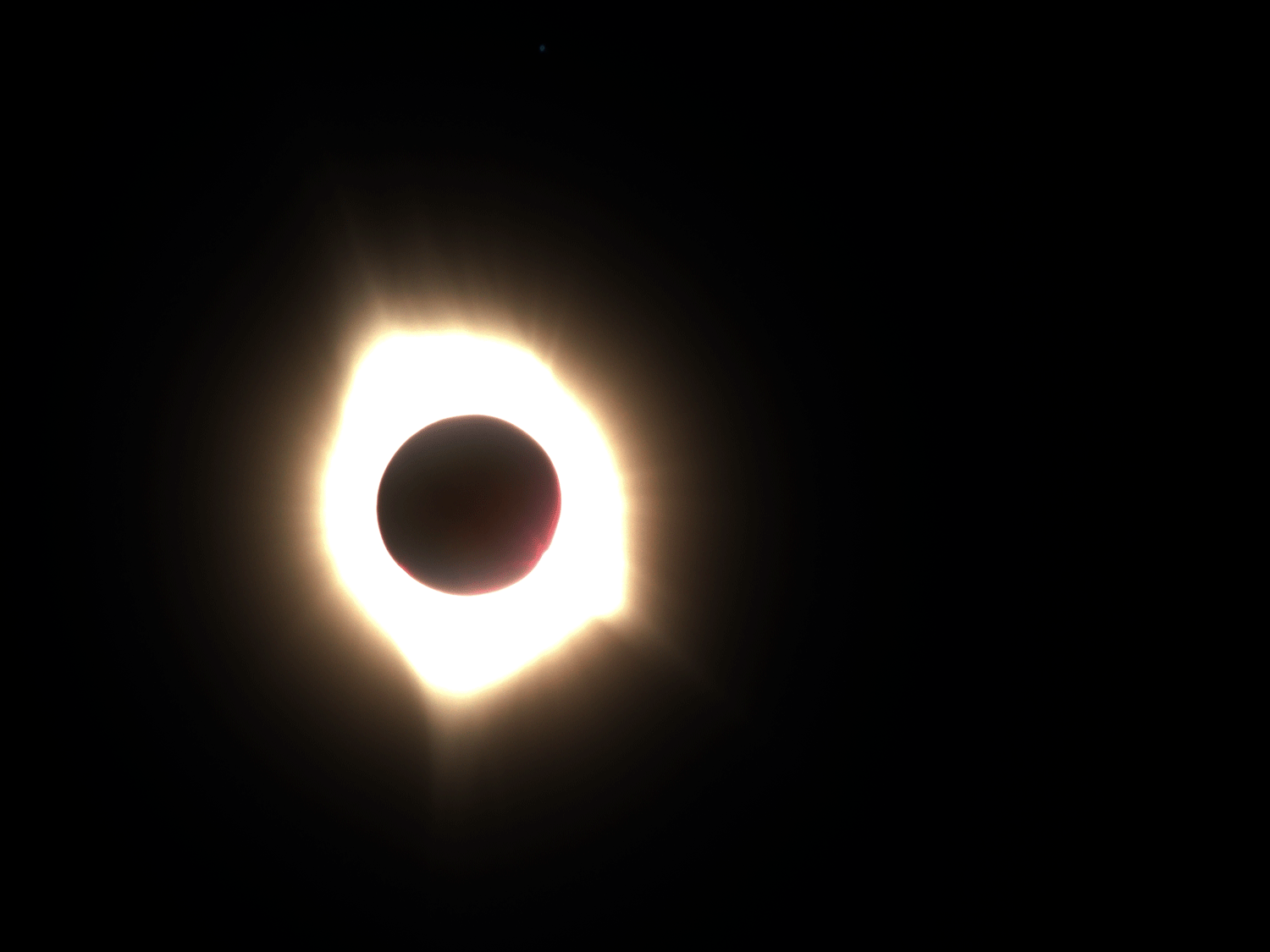 eclipse from Lake Malone area