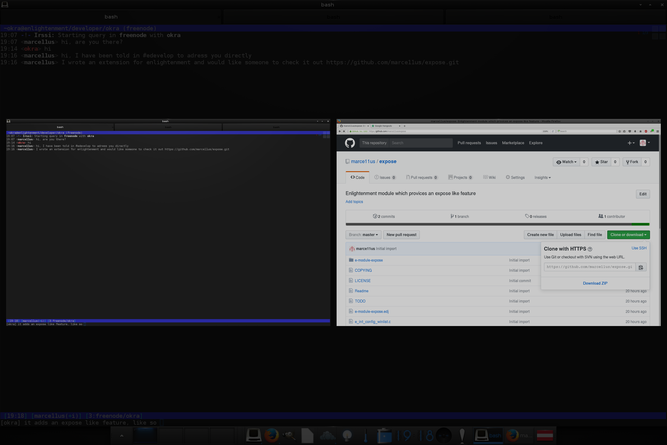 expose e plugin