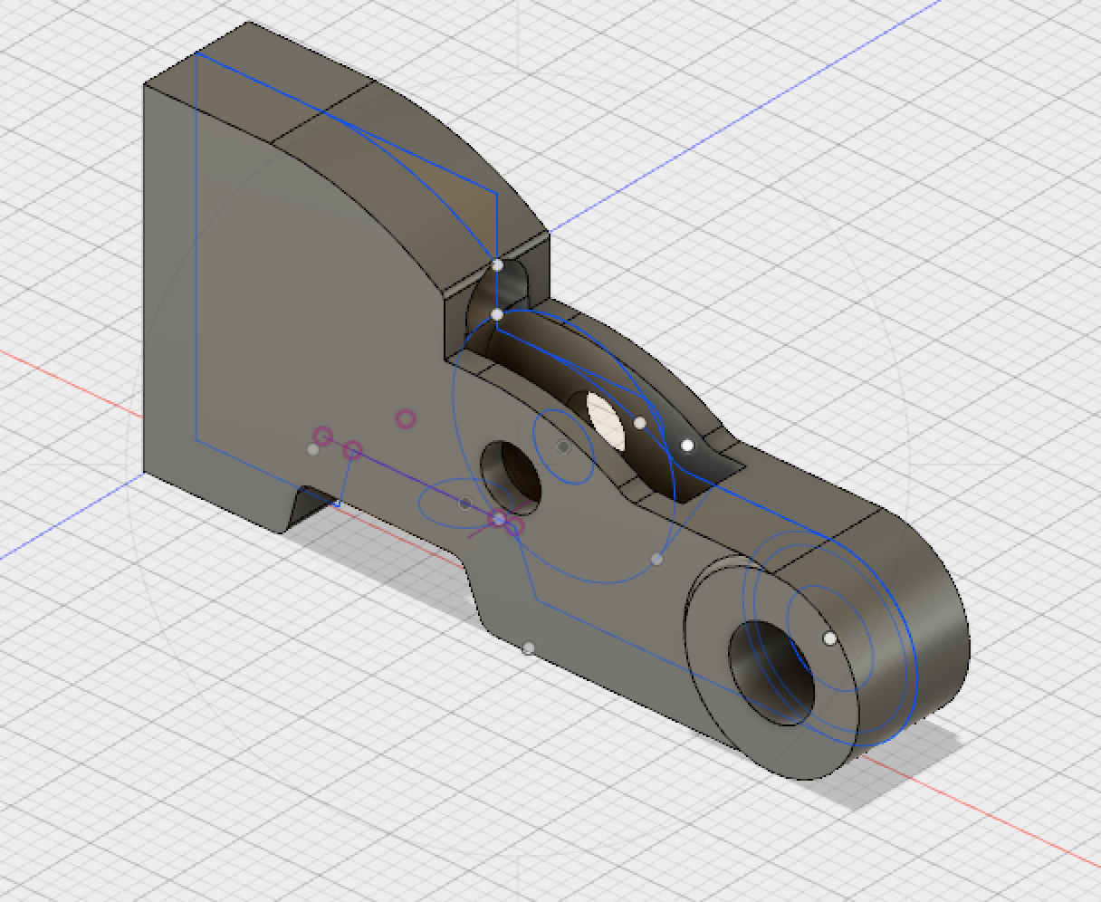 titan idler arm wth grooved bearing