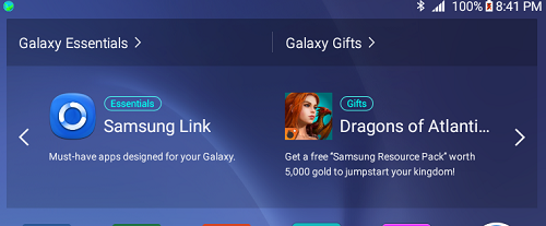 Galaxy new widget