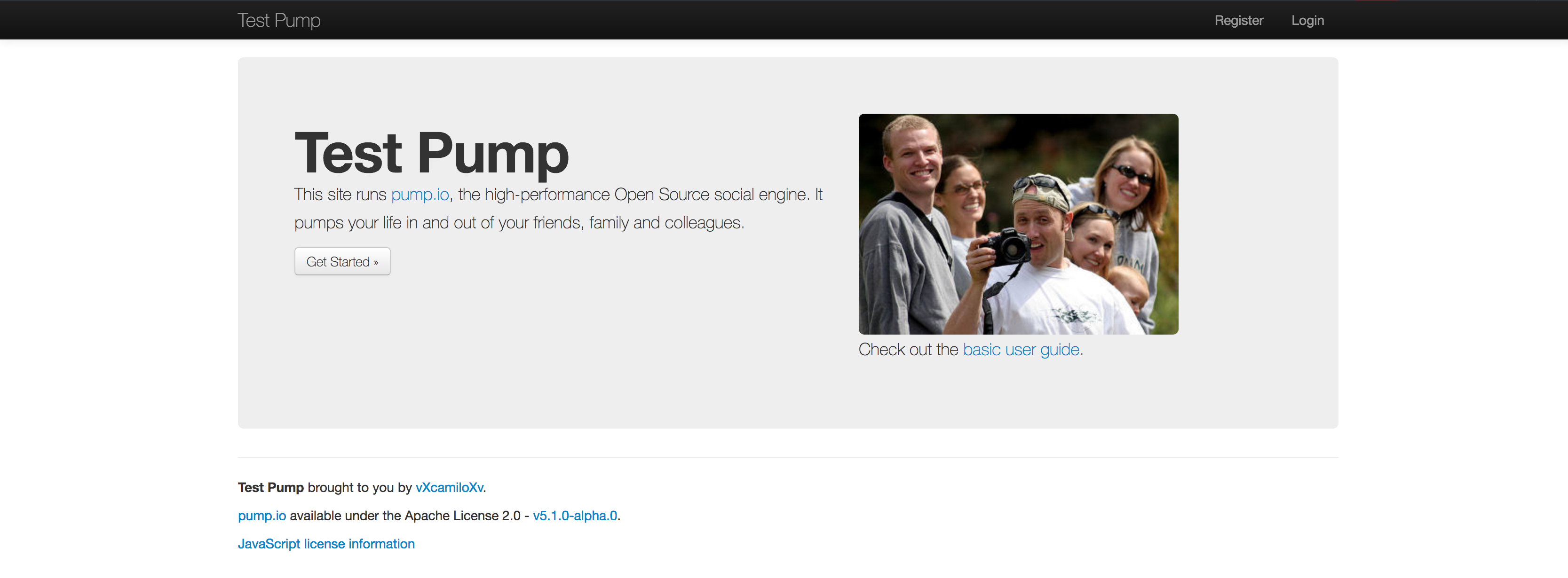 Pump footer version