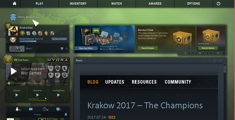 My cs:go profile