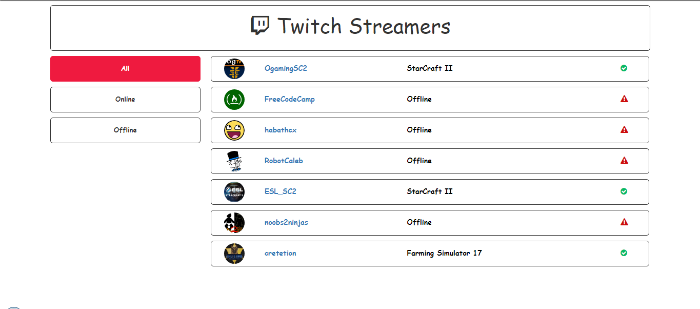 twitch streamer