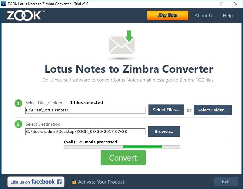 Lotus Notes to Zimbra Converter
