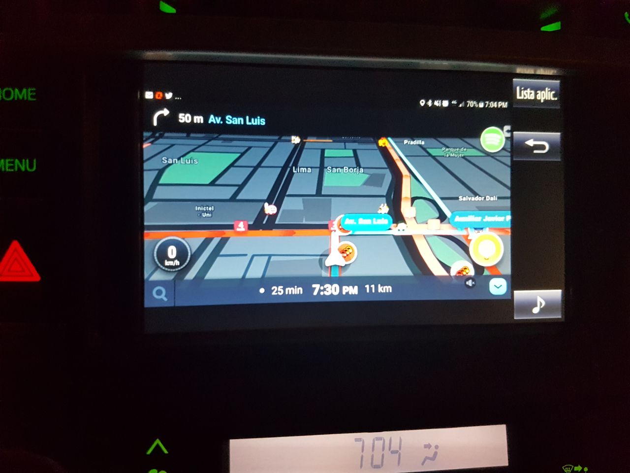 Telefono espejado en el nav 2