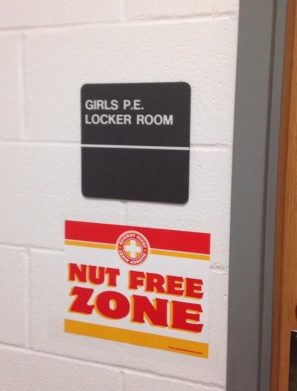 Nut Free Zone