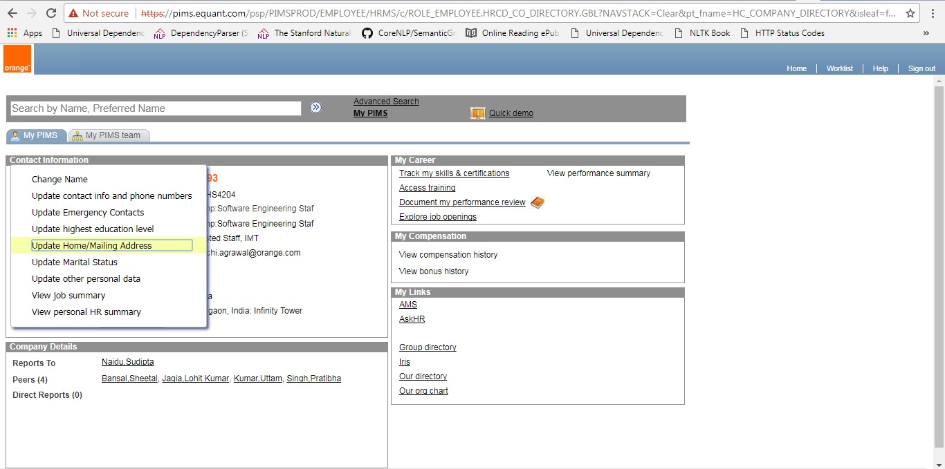 Address Change