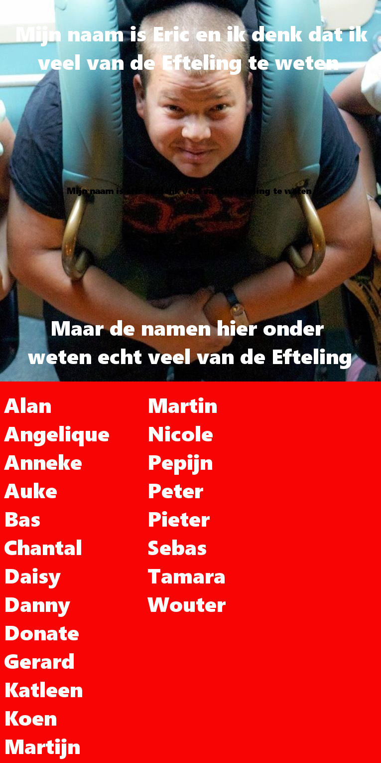 Eric vertelt de waarheid