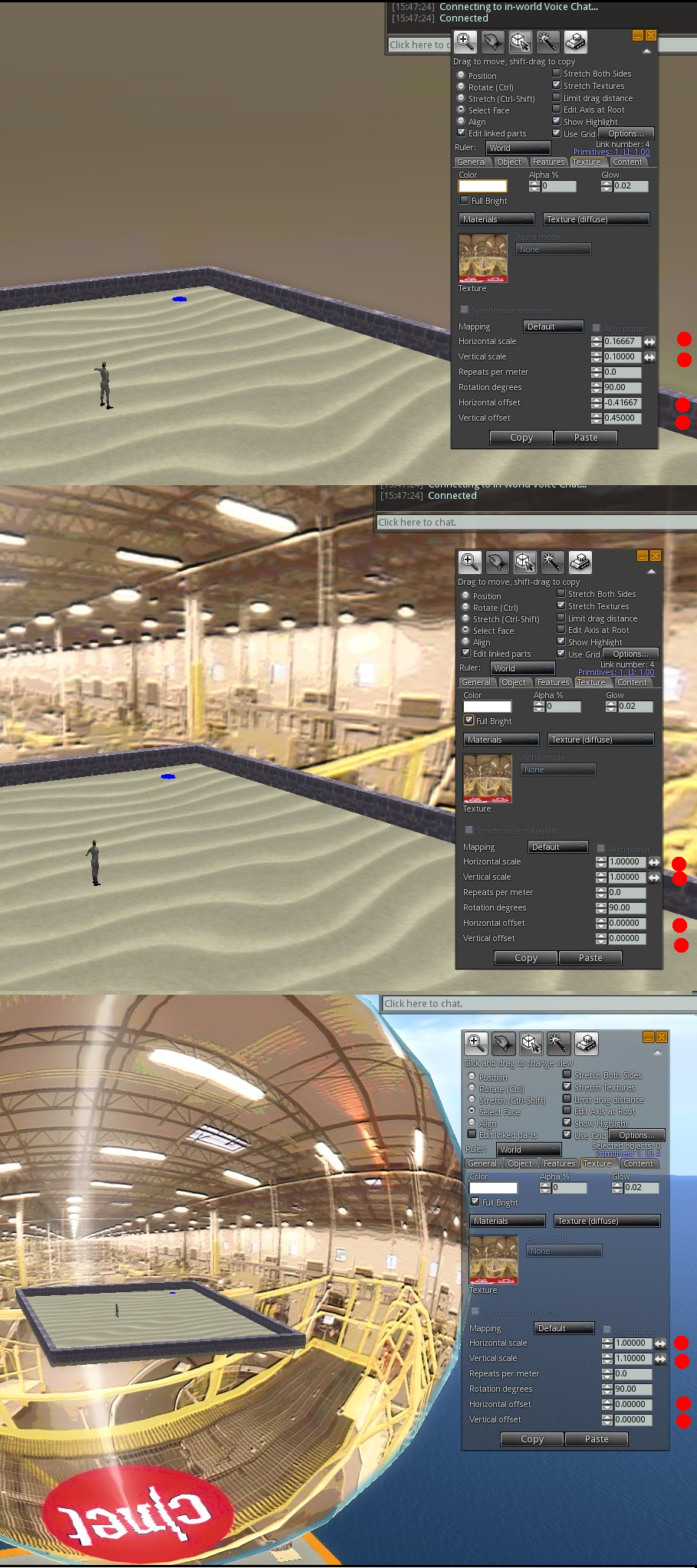 OSGrid texture bug on relog and rerez