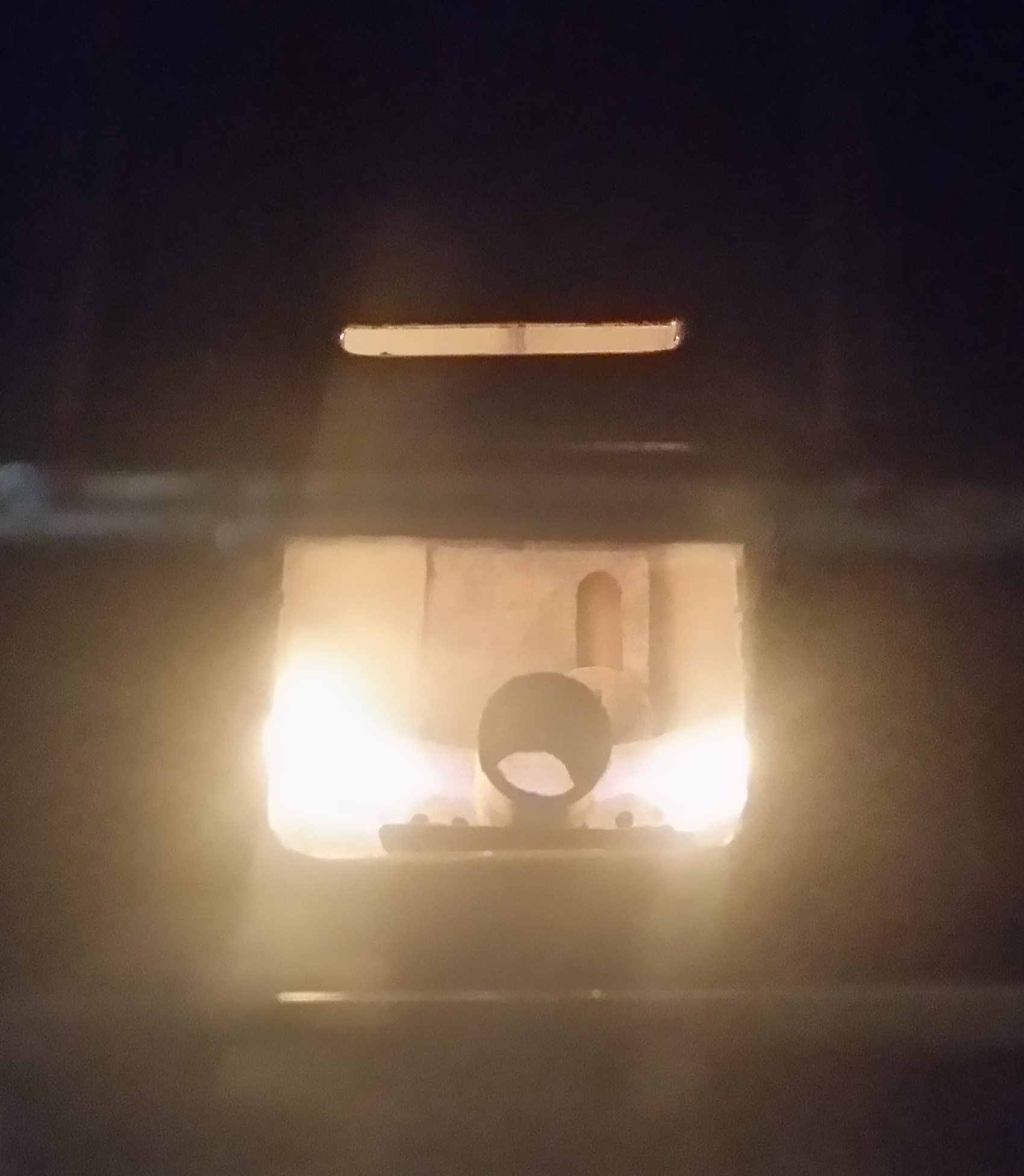 heating flame