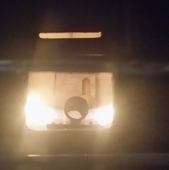 heating flame