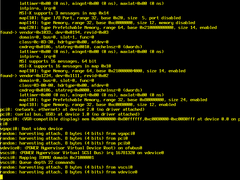 FreeBSD 11.1 failure on POWER8 (verbose)