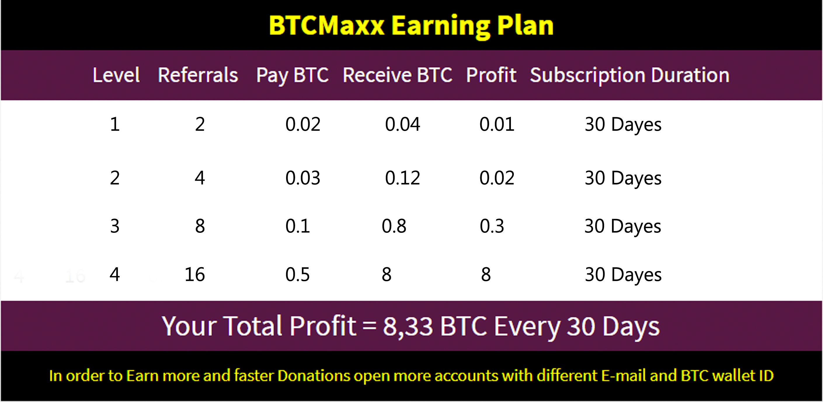 btcmaxx plan