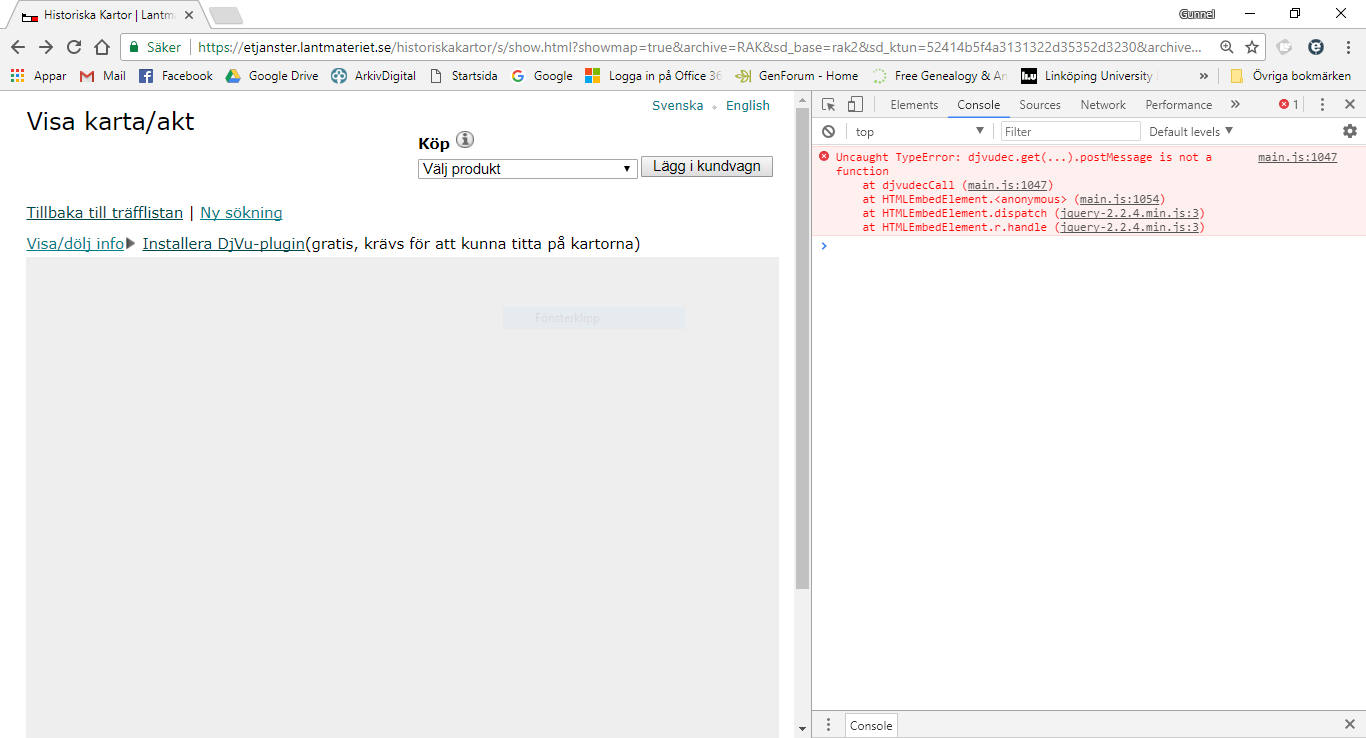 Djvu fel i chrome