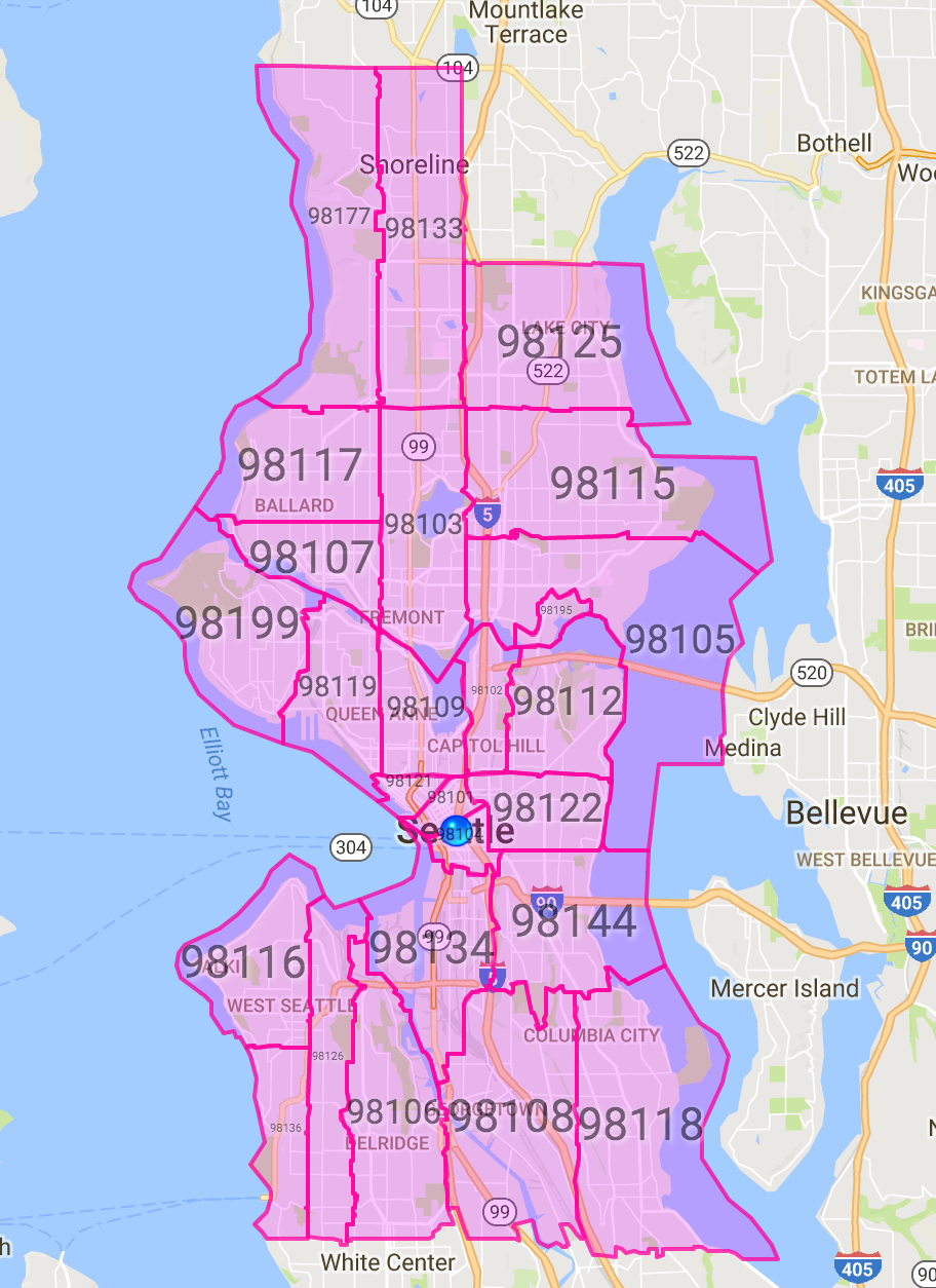 Seattle Zone Boundary