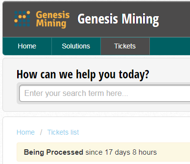 Genesis Mining has