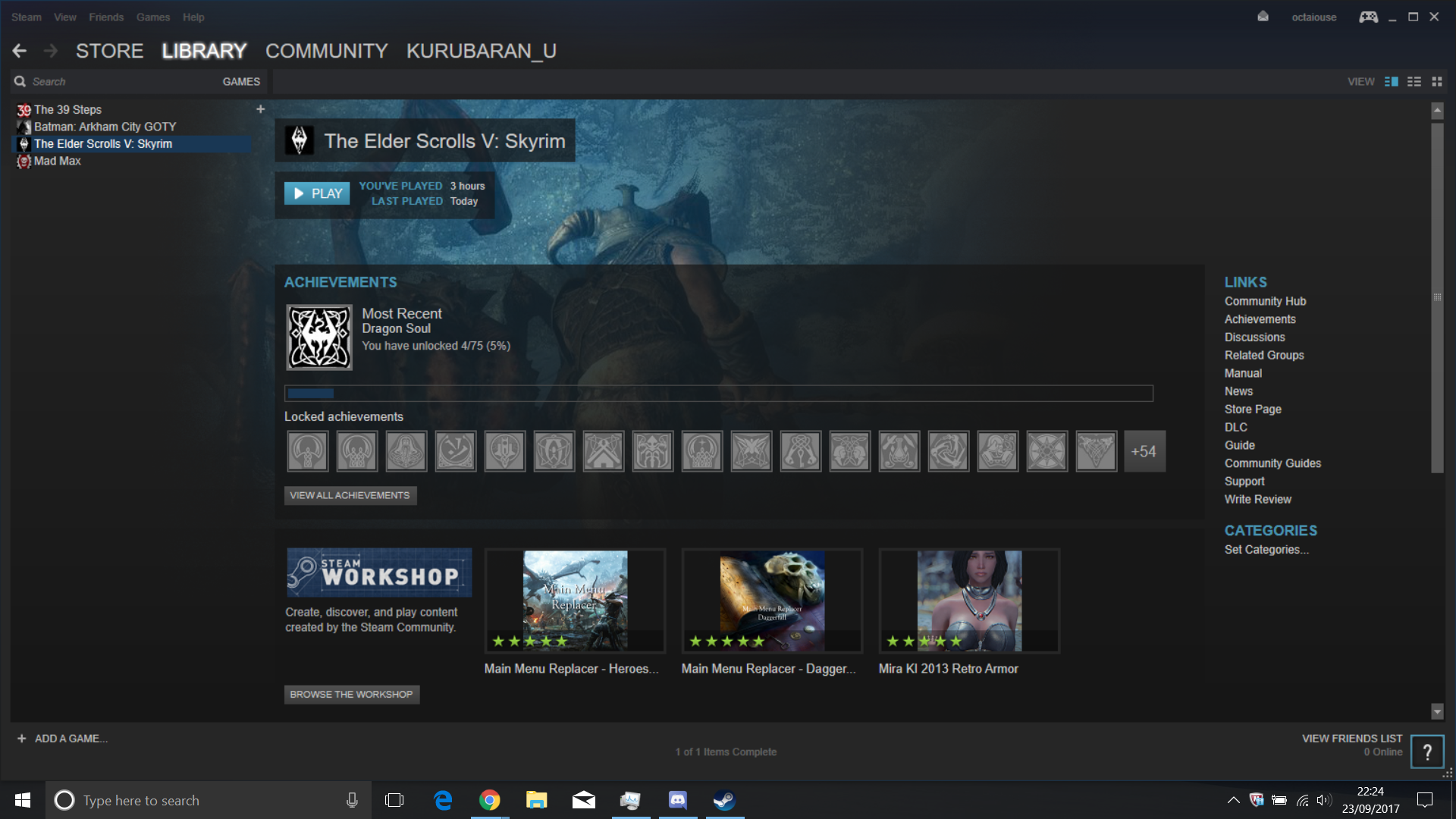 steam library english