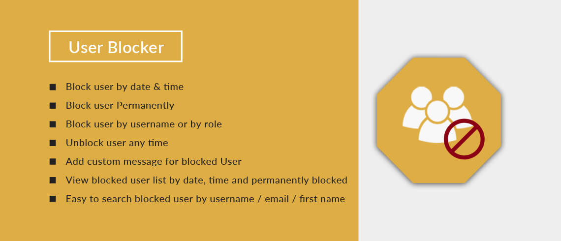 User Blocker – WordPress Plugin
