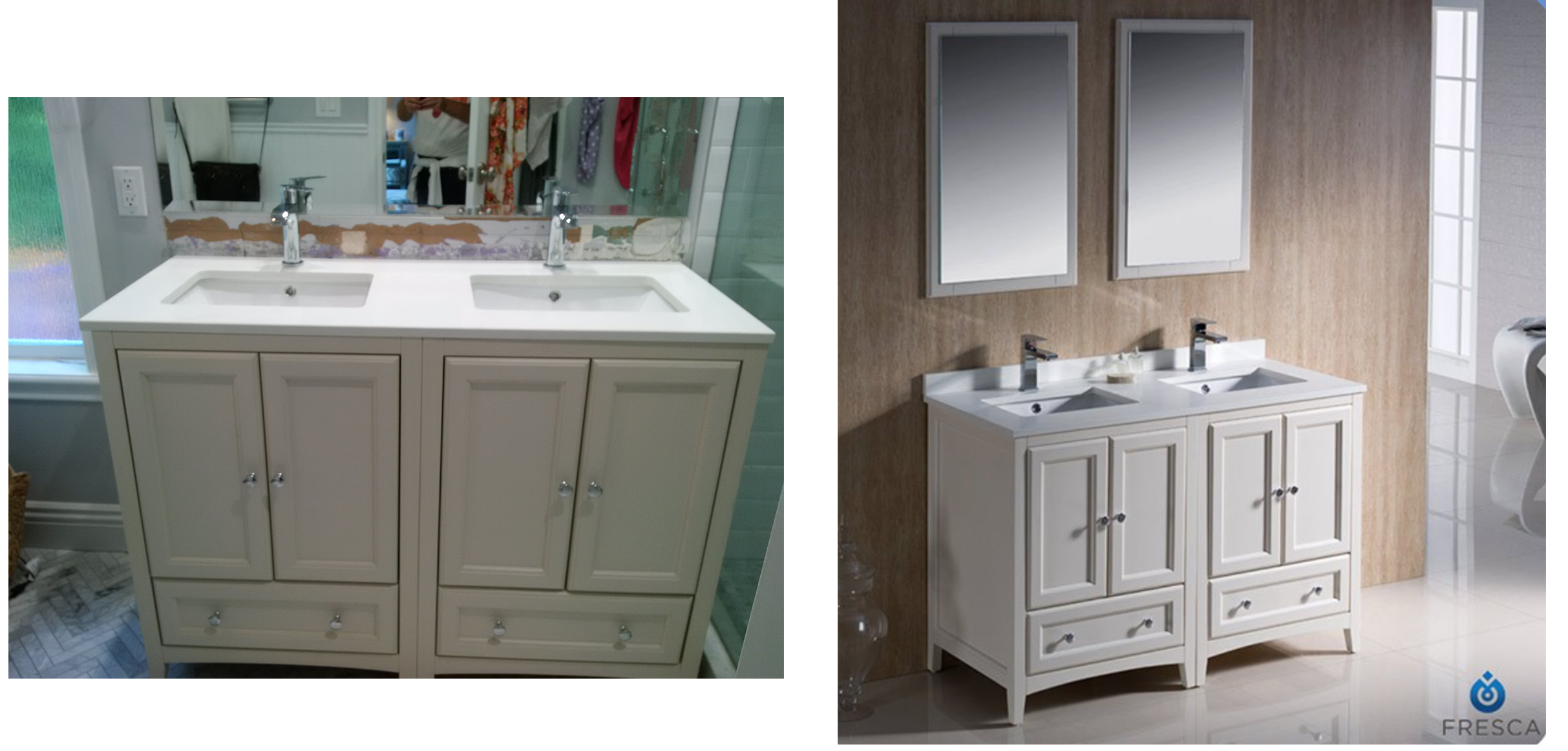Customer photo and our image