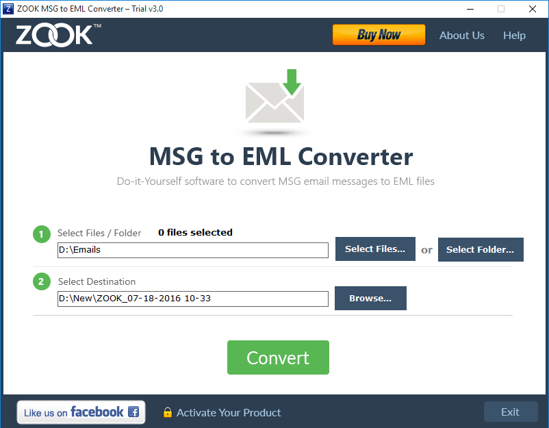 Convert MSG to PDF Files