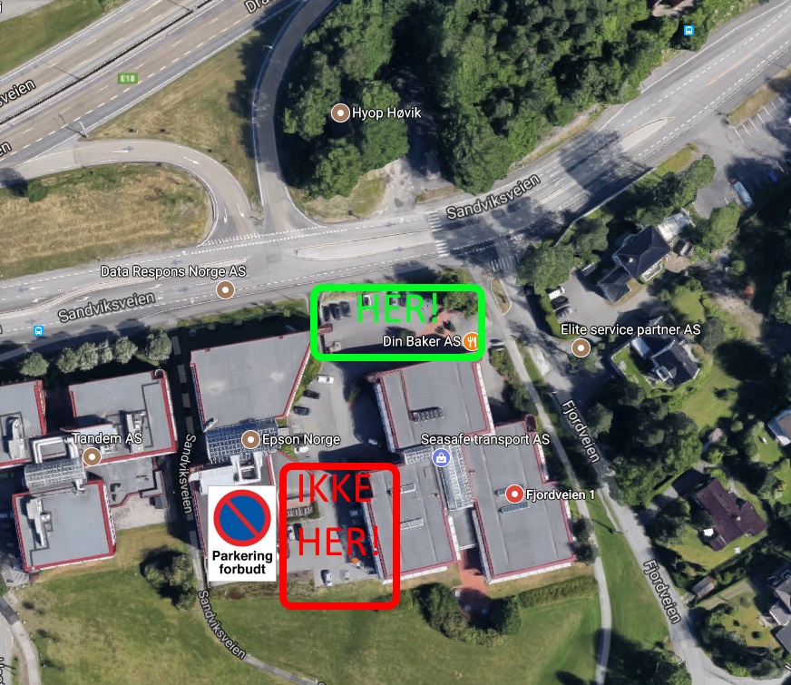 Fjordveien 1 parkering