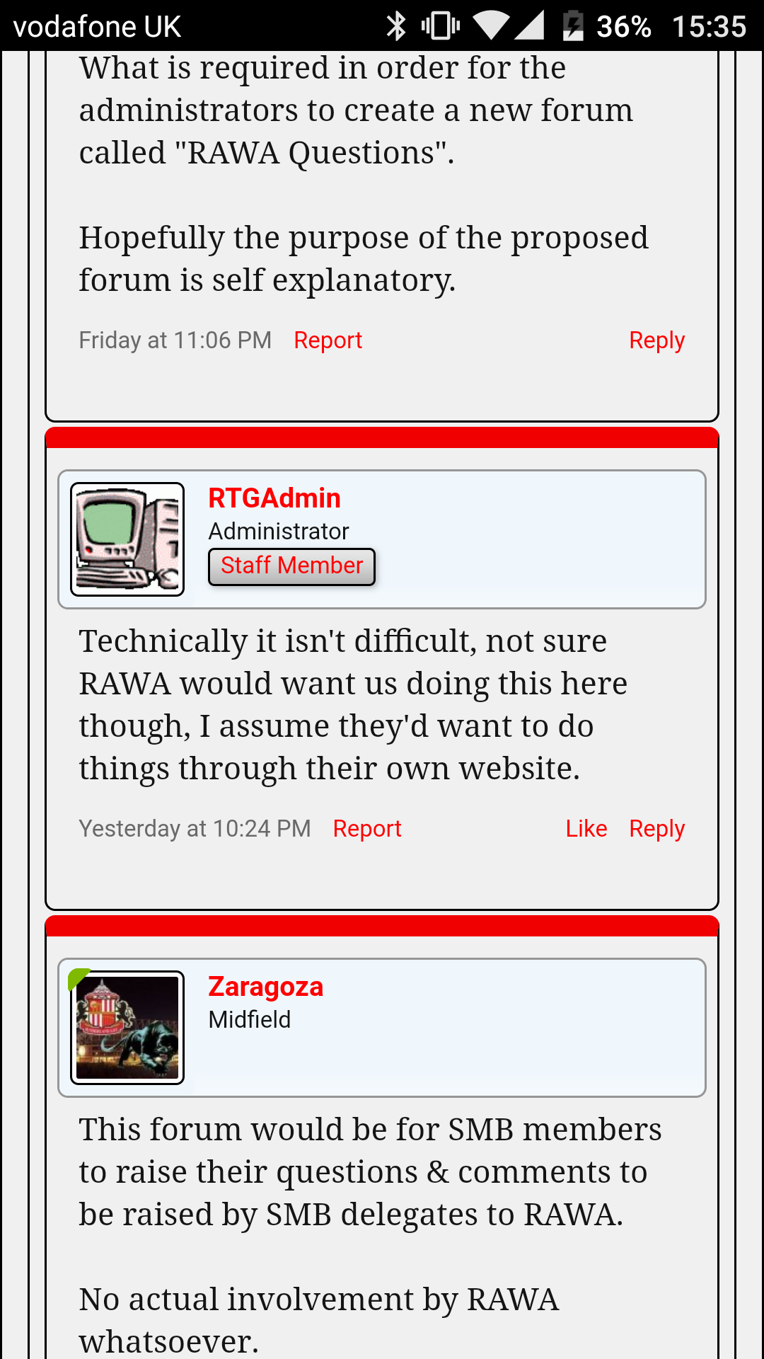 RTG Help Desk Screenshot