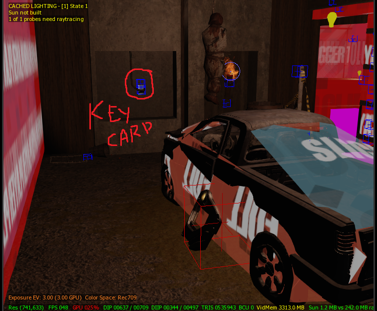 key card location