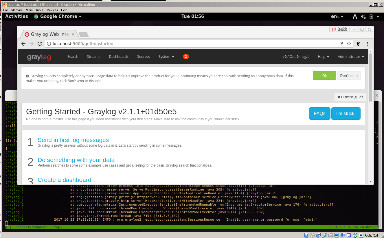 graylog in docker