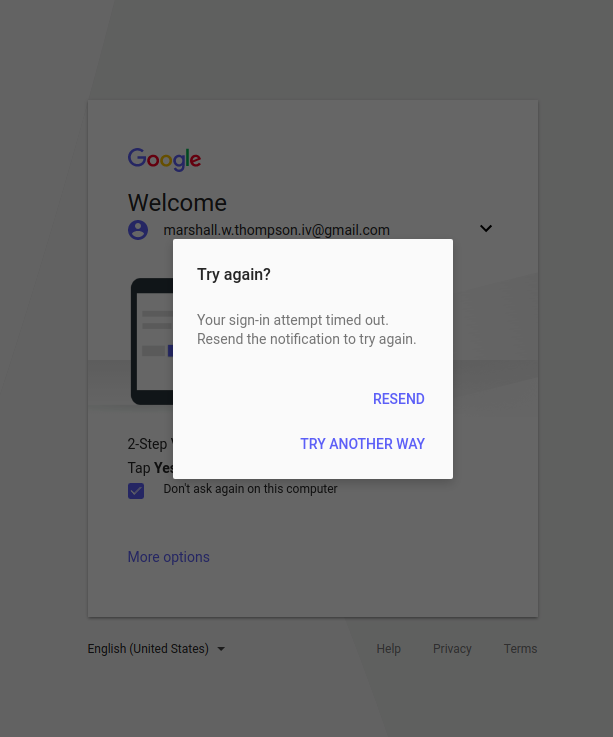 Brave Google 2FA Try Again