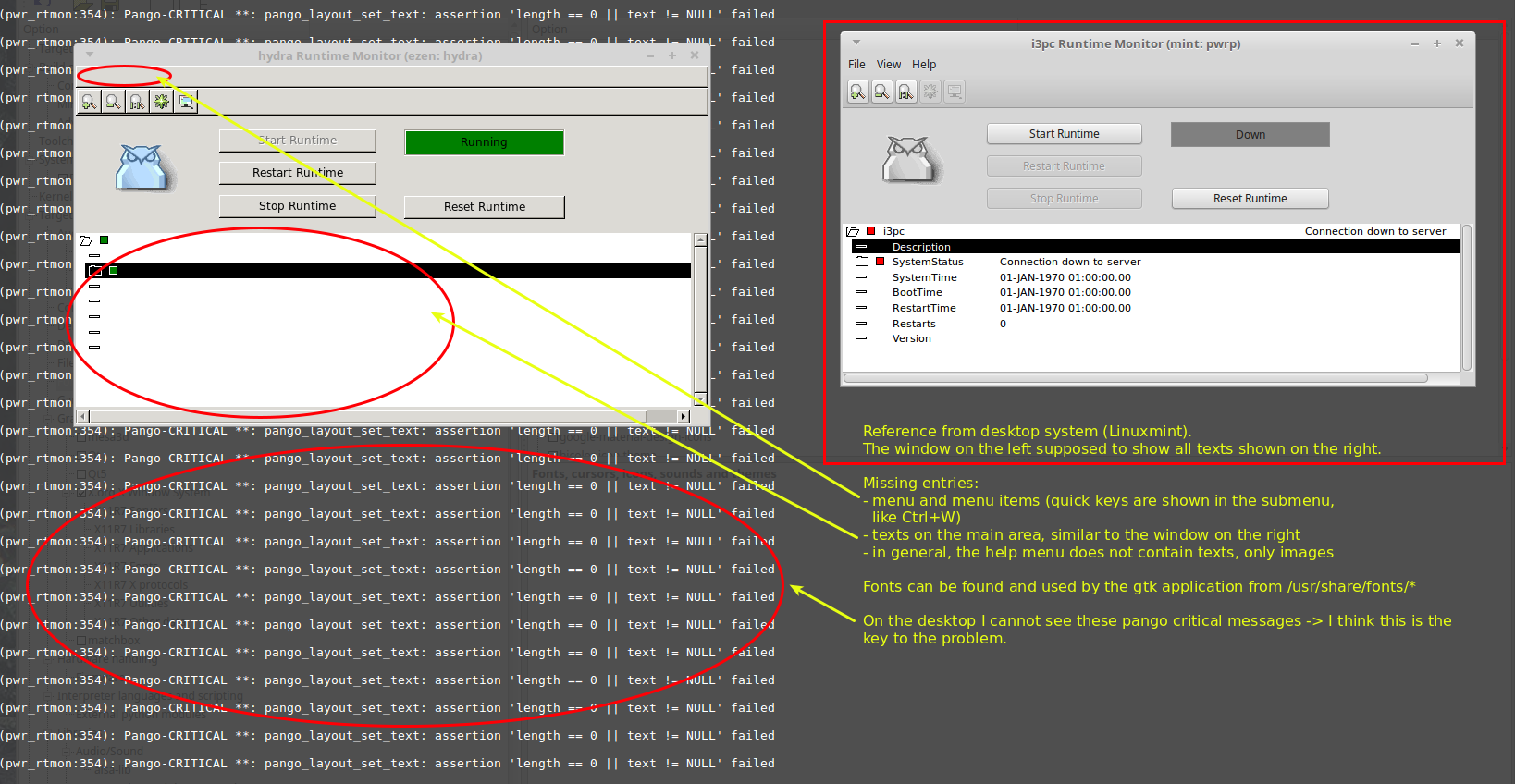 Buildroot GTK Pango issue