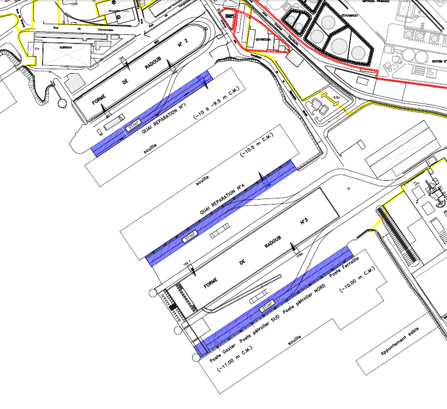Port drawing