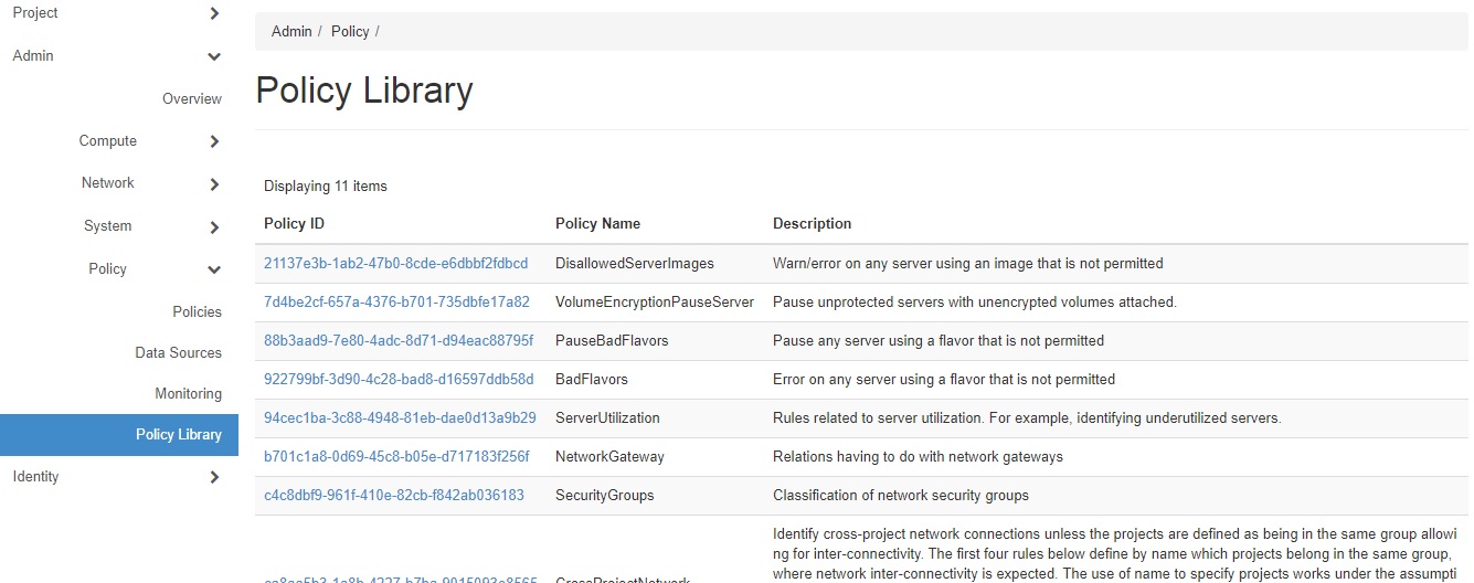 policy lib gui