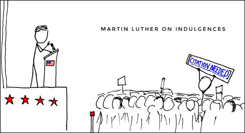 Martin Luther citation needed