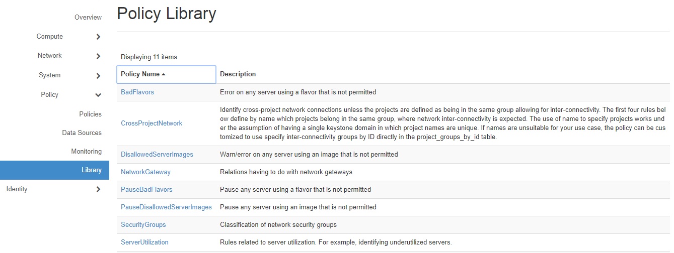 policy lib gui