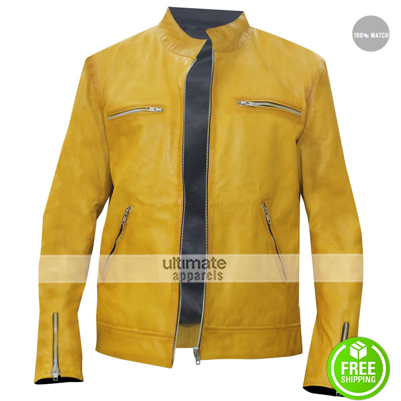 Dirk Gently's Holistic Detective Agency Yellow Leather Jacket